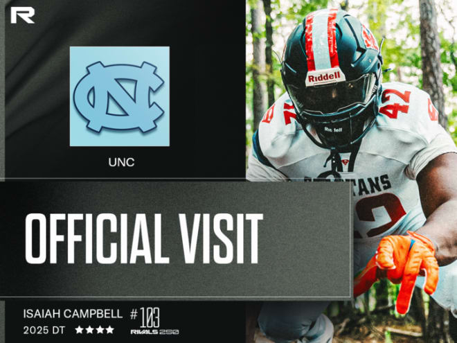 Touted 4-star DL Isaiah Campbell is set to officially visit North Carolina