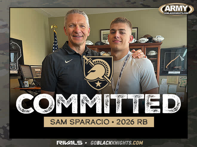 2026 RB Sam Sparacio makes the call and it’s the Army Black Knights