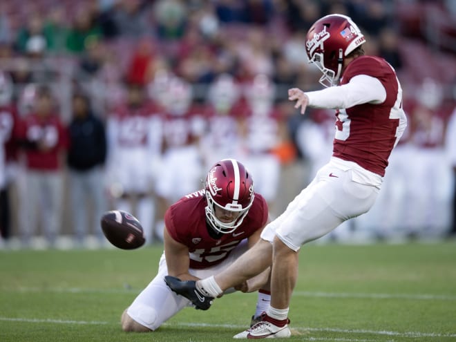 Stanford K Joshua Karty declares for 2024 NFL Draft