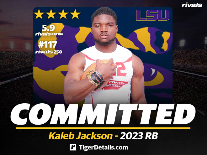 LSU stays red-hot with commitment from four-star RB Kaleb Jackson