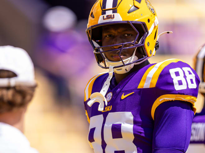 LSU TE Ka'Morreun Pimpton enters the transfer portal