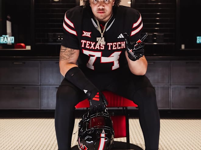 Pflugerville Weiss OL JJ Mays is locked in with Texas Tech