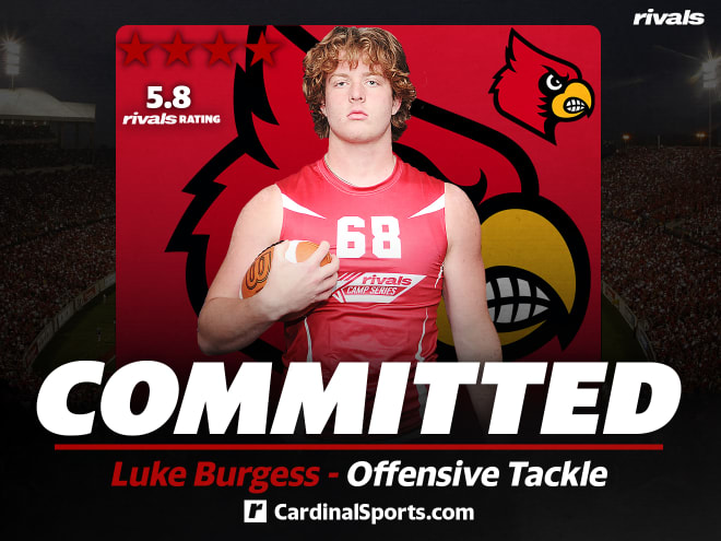 Four-star offensive tackle Luke Burgess commits to Louisville