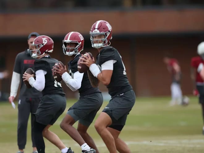 Kalen DeBoer discusses Alabama quarterbacks at SEC spring meetings