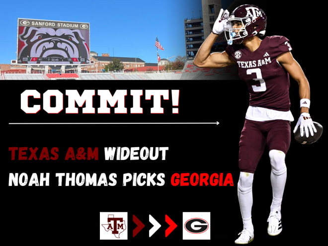 Bulldogs add leading TAMU wide receiver Noah Thomas