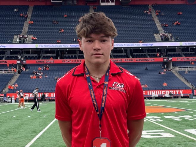 2025 WR Lucas Martin has Syracuse at 'No. 1' following visit