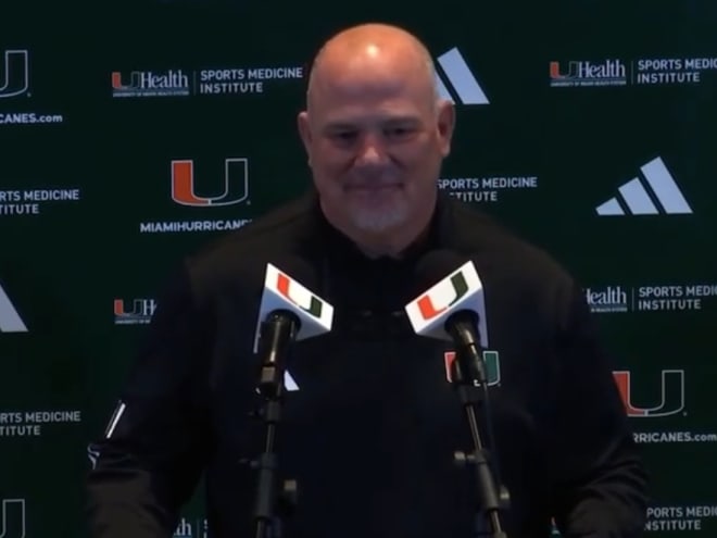 Video: Miami Coordinators talk with media ahead of Georgia Tech game