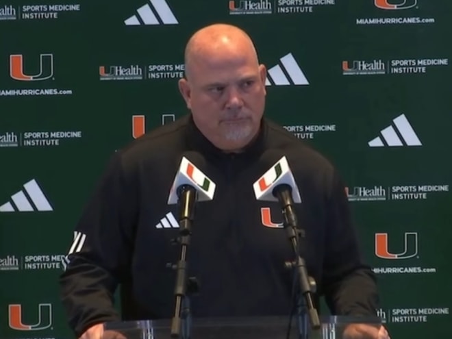 Video: Miami Coordinators talk with media ahead of Louisville game