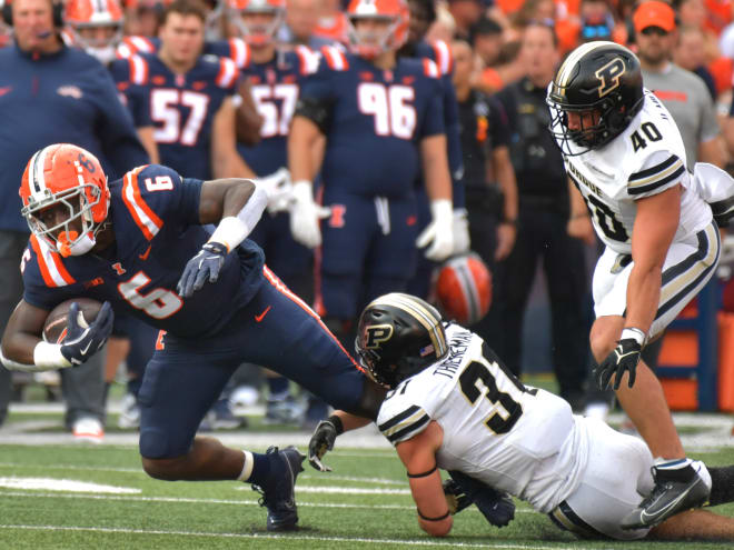 PFF Grades and notable stats from Purdue's loss to Illinois