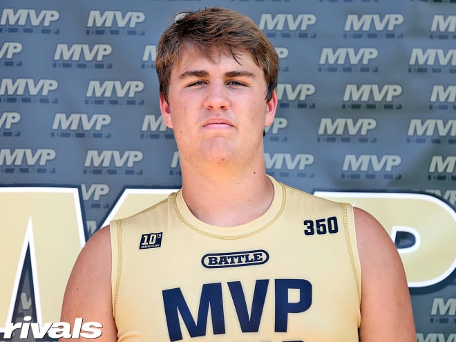 OL Drew Bobo has two summer officials in mind