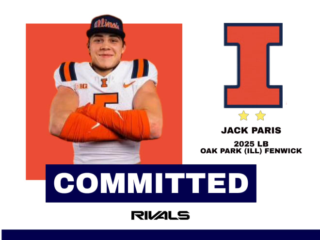 Commit:  Illini add 2025 linebacker Jack Paris