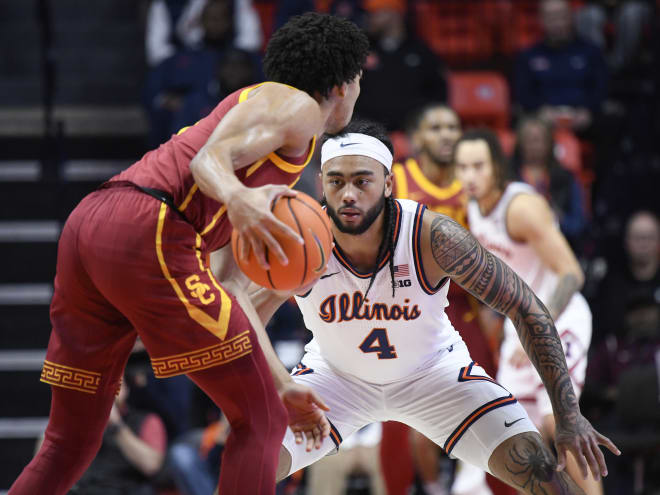 Recap:   No. 13 Illinois falls flat in upset loss to USC