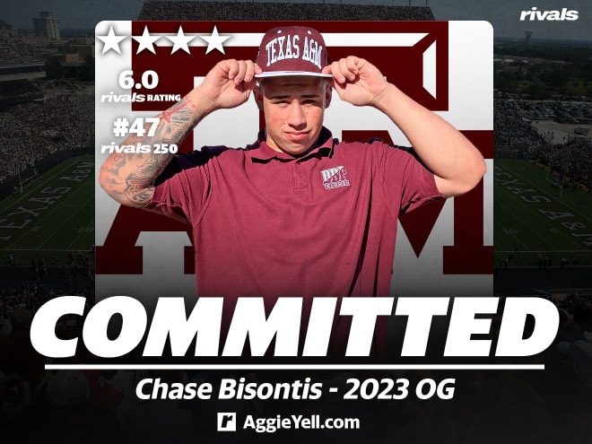 Texas A&M gets a commitment from Rivals100 OL Chase Bisontis