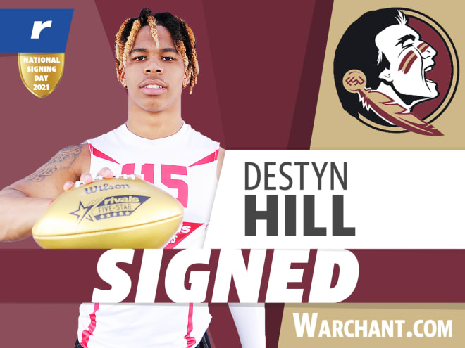 Florida State lands Rivals250 WR Destyn Hill