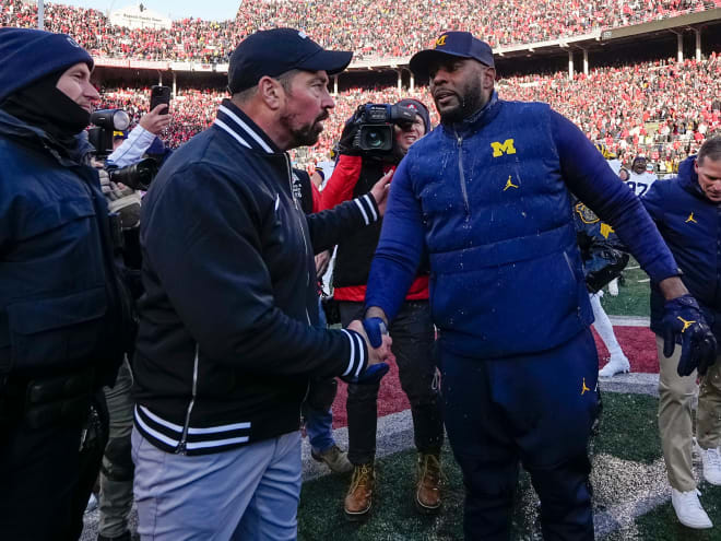 Everything Sherrone Moore said after Michigan's win over Ohio State