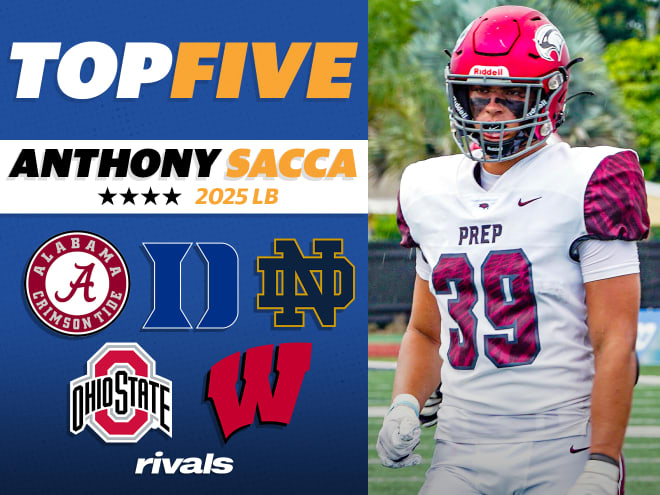 Rivals250 LB Anthony Sacca breaks down his top five