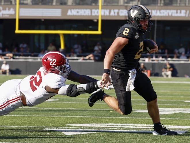 Offensive report card: Vanderbilt vs Alabama