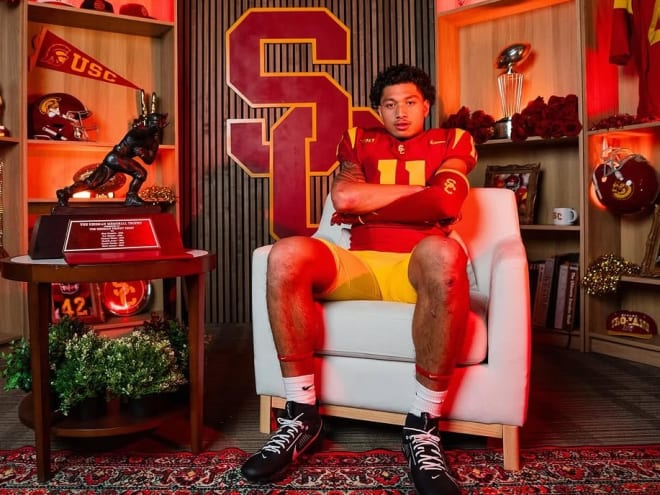 Las Vegas-based 2025 LB Aj Tuitele breaks down USC visit