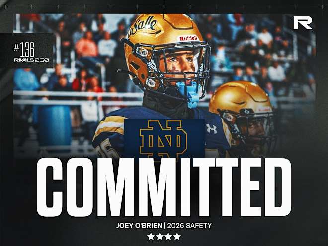 DB Joey O'Brien adds to Notre Dame recruiting hot streak, with room to grow