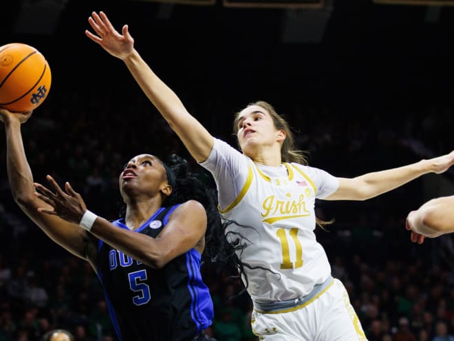 Notre Dame WBB turns to defense in first test as the nation's No. 1 team