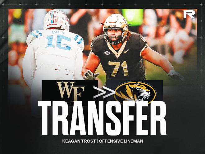 Wake Forest transfer OT Keagen Trost commits to Mizzou