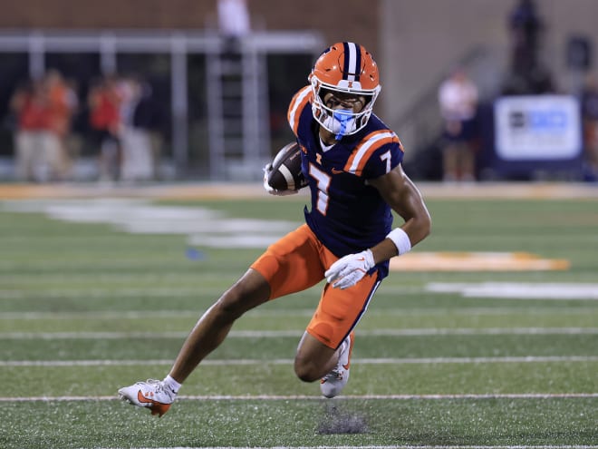 Portal:  Illinois sophomore wide receiver Kenari Wilcher will transfer