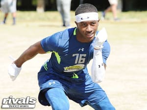 Freshman defensive back Sheridan Jones enjoys VT visit