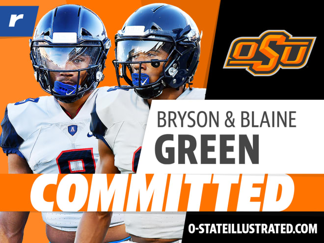 Texas Twin WRs Bryson and Blaine Green are heading to Oklahoma State