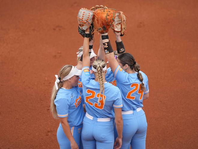 What the circles in the pockets of Tennessee softball players are