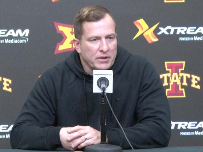 VIDEO: TJ Otzelberger talks Iowa State's NCAA Tournament bid