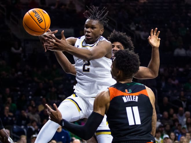 Former Notre Dame forward Ven-Allen Lubin commits to Vanderbilt transfer