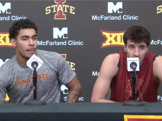 VIDEO: Iowa State's Lipsey, Momcilovic preview Kansas