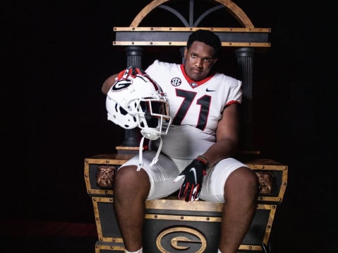 How Georgia pitched No. 3 offensive tackle Daniel Calhoun on his visit