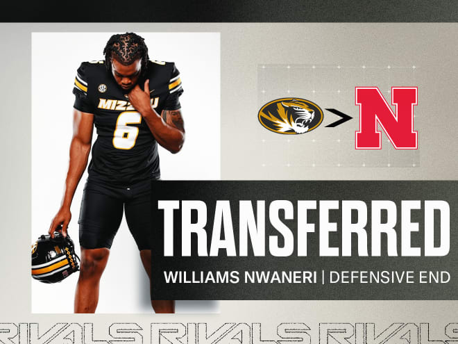 Missouri transfer DE Williams Nwaneri commits to Nebraska