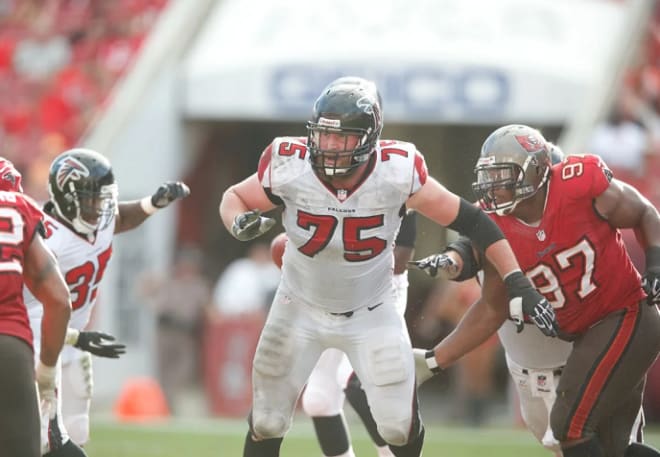 Reynolds with the Falcons.