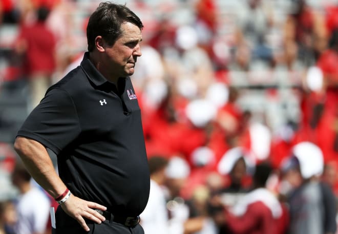Former Gamecocks head coach Will Muschamp was 28-30 in Columbia.  Muschamp is serving as an analyst at UGA this season.