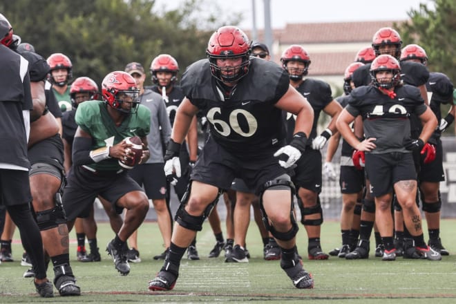 SDSU OL transfer Cade Bennett went to high school at Scottsdale Notre Dame Prep (San Diego Union-Tribune)