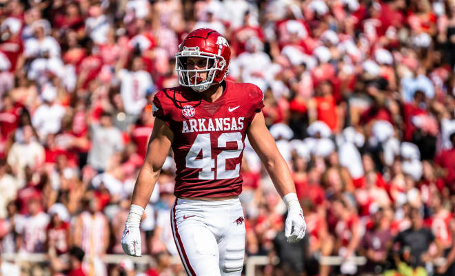 Arkansas linebacker Drew Sanders will forgo the Liberty Bowl and enter his name into the NFL Draft.
