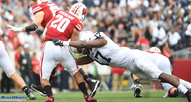 Penn State Nittany Lions football defensive end Arnold Ebiketie played well at Wisconsin football