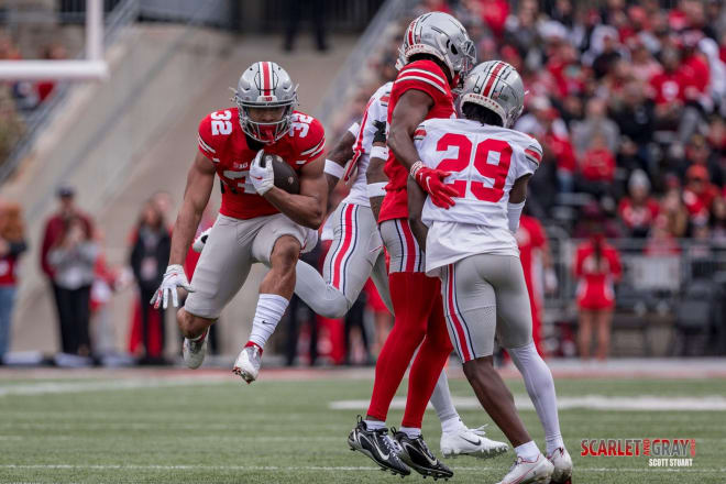 TreVeyon Henderson is expected to be Ohio State's leading back for the next two seasons. 