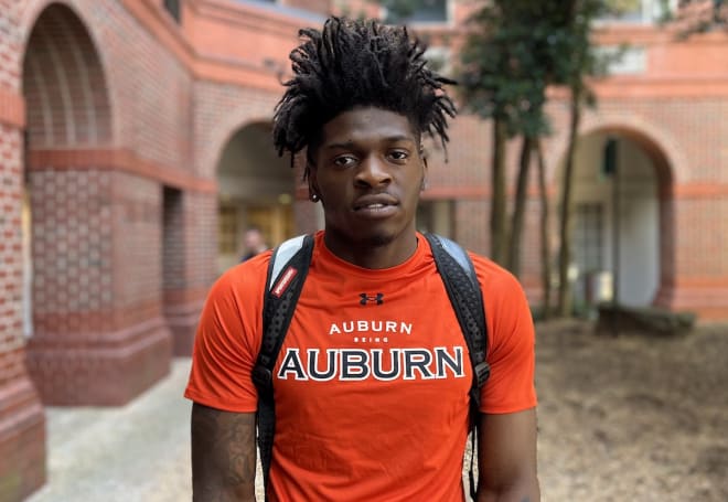 Alabama WR commit Derick Smith officially visited Auburn over the weekend.