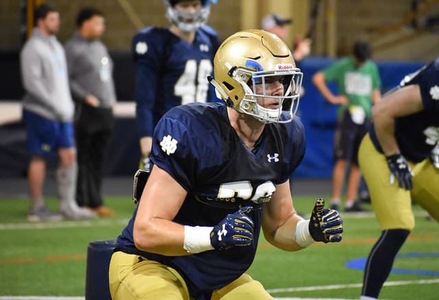 Junior tight end Brock Wright is projected to see his role expand in year three with classmate Cole Met.
