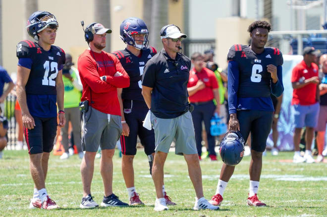 Tom Herman is in his second year with Florida Atlantic.