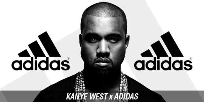 The Adidas partnership with rapper Kanye West has played a major factor in increasing their overall brand visibility. 