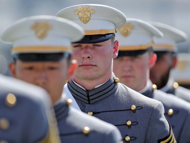 2024 Army Football Co-Captain & Linebacker, Leo Lowin at Saturday's West Point Graduation