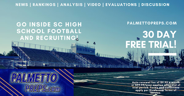 Suport our work & get access to all our South Carolina high school football content w/ a 30 day trial!