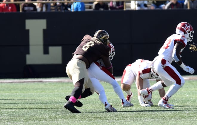 Western Michigan Broncos defensive tackle Ralph Holley