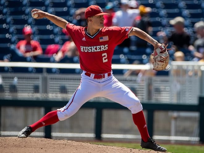 Senior Gareth Stroh went 5.1 innings on Friday to get the win for the Huskers. 