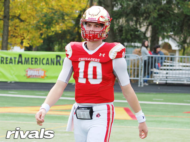 Oradell (N.J.) Bergen Catholic quarterback and Notre Dame Fighting Irish football recruiting target Steven Angeli