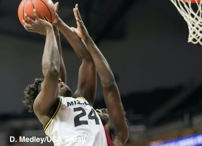 Missouri's Kobe Brown scored a career-high 30 points against Alabama and is averaging 27 points per game in the Tigers' three wins over high-major competition.